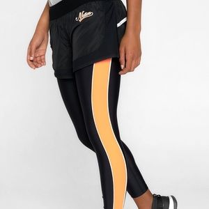 P.E NATION Long Lift Legging + Shorts - Black